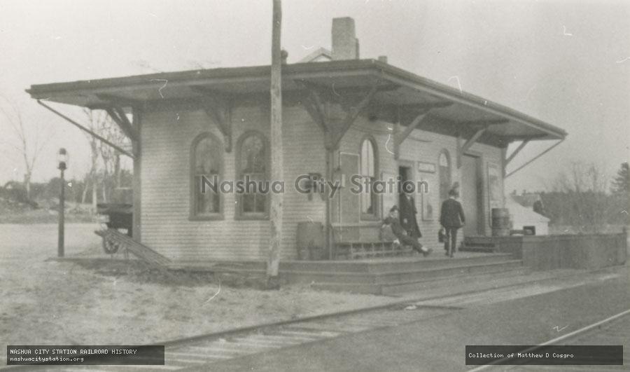 Postcard: New Haven Railroad Station, Plympton, Massachusetts